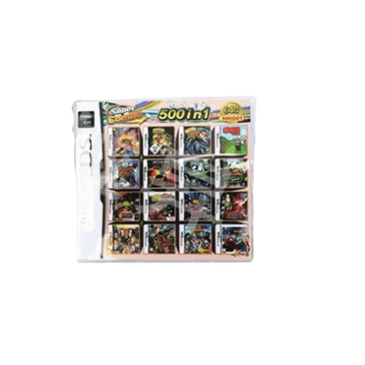 

Sealed packaging factory wholesale 500 in 1 486in1 game card for DS game card