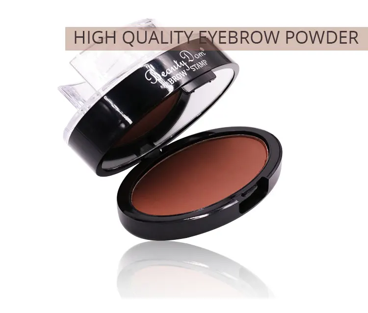 Wholesale Private Vegan Waterproof Long-Lasting Matte Eyebrow Stamp Makeup 4 Colors Powder Form for Eye Use details