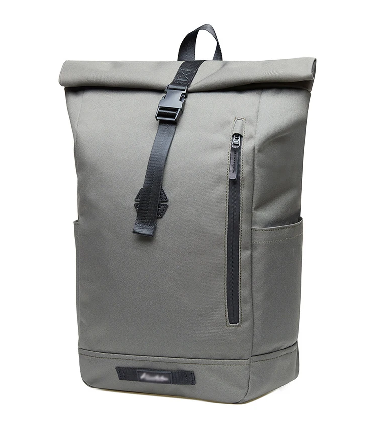 

Travel Large Capacity Roll Top Backpack Bag wholesale rucksack backpack, 4 colors