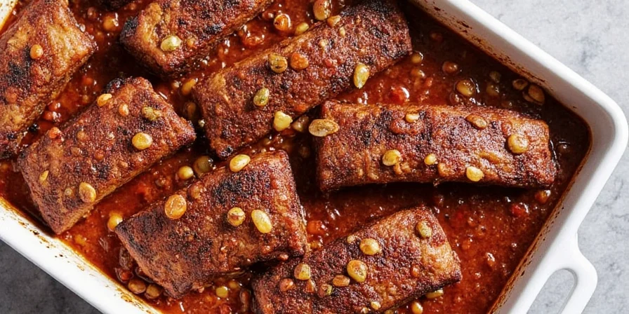 Allowing ribs to rest before cutting for juicier results