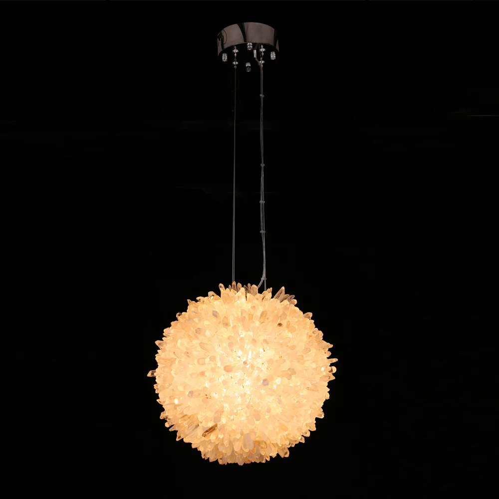 Modern Pendant Ceiling Lamps LED Crystal Chandelier Lights Hanging Light Fixture for Living Room