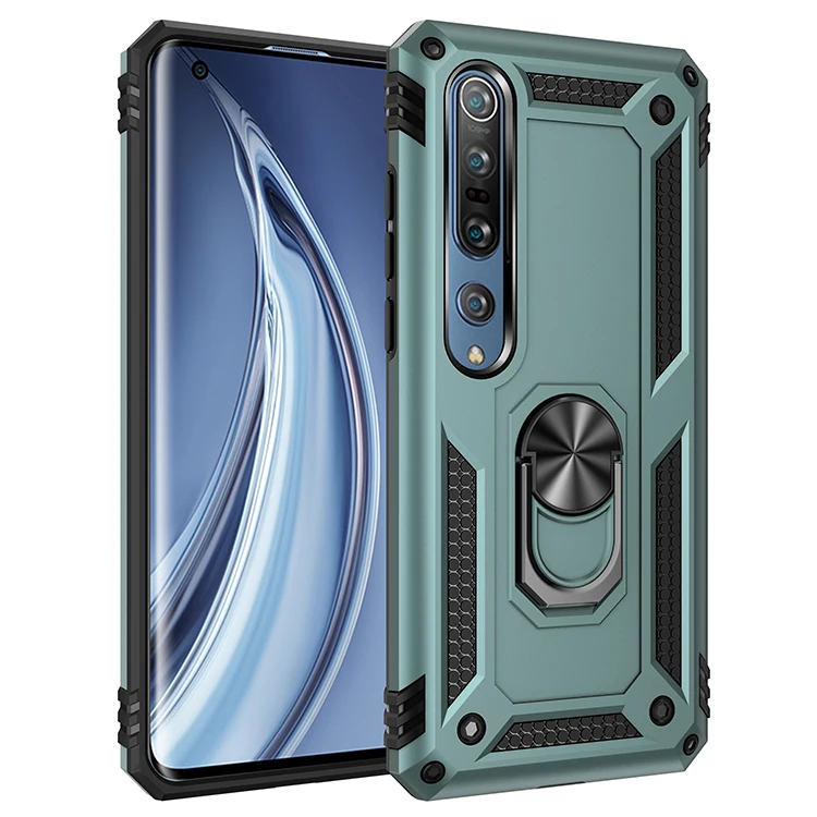 

Hot Sale 2 in 1 Hybrid Magnetic Car Kickstand Shockproof PC+TPU Phone Case For Xiaomi 10 / Mi 10 pro
