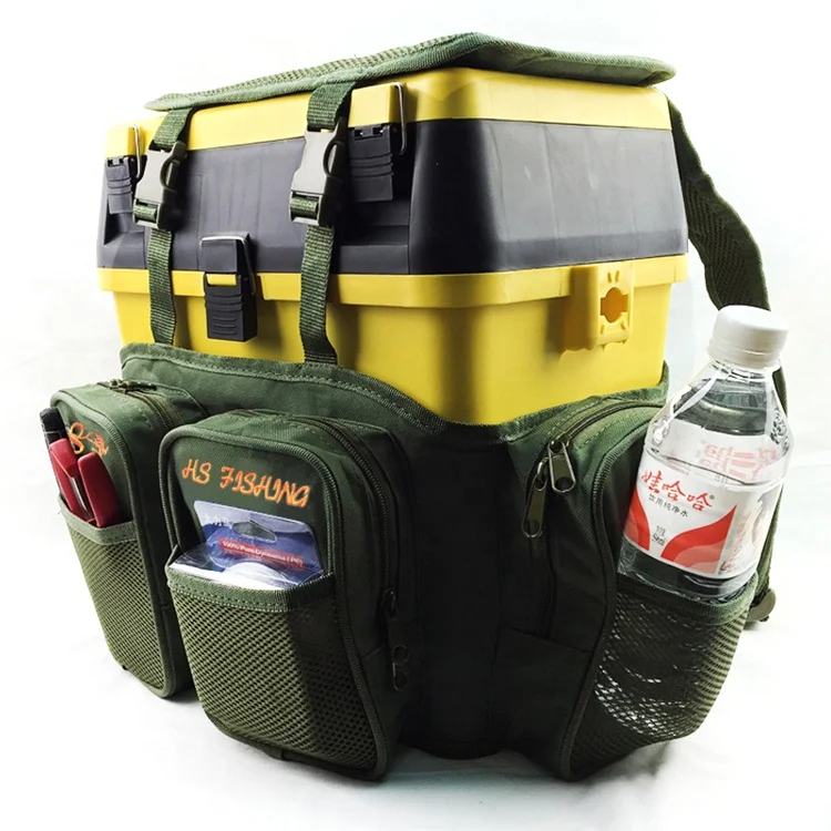 Newbility Multifunction Components Storage Containers Nylon Fishing Bag Plastic Fishing Accessories Set Boxes