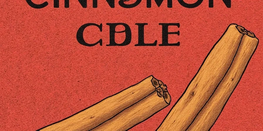 Interesting facts about cinnamon in infographic style