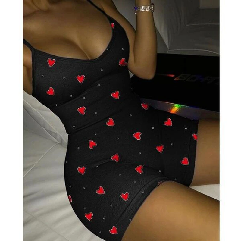 

Sexy Summer Adult Onesie Sleeveless Bodysuit Romper Girls Pajamas