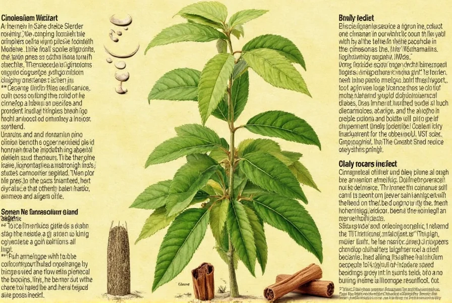 Indoor cinnamon plant growing in container with proper care requirements shown