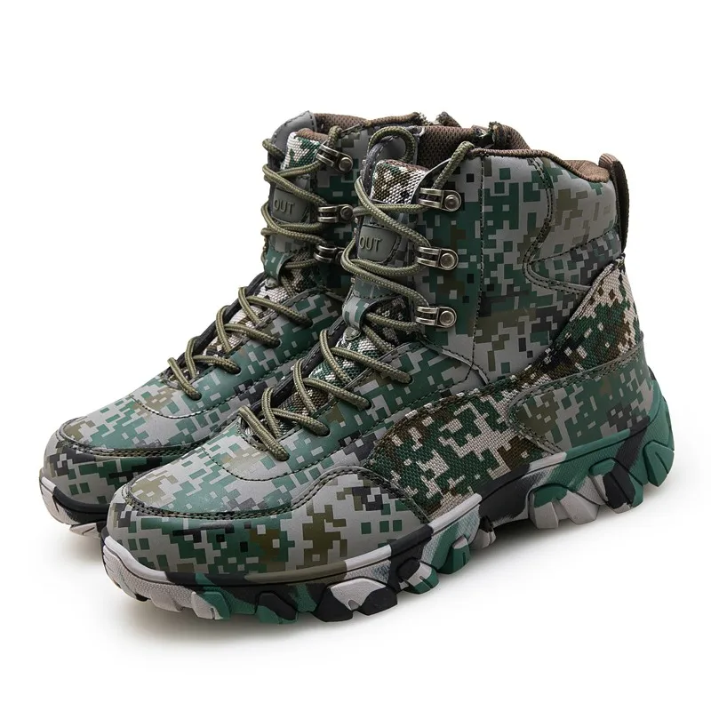 

Plus size Camouflage combat military boots for sale, Black, beige,green,camouflage