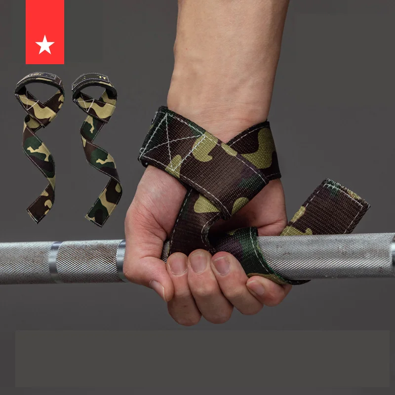 GJZ6315 Hard Pull Neoprene Cushioned Silicone/Polyester Wrist Wraps Anti-Skid Powerlifting Straps for Gym Weight Lifting