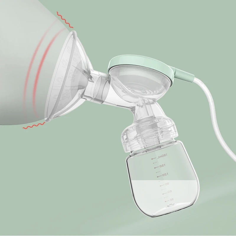 

Online supplier massage silicone breastfeeding set big manual suck milk large hands free breast pump with feeding bottle