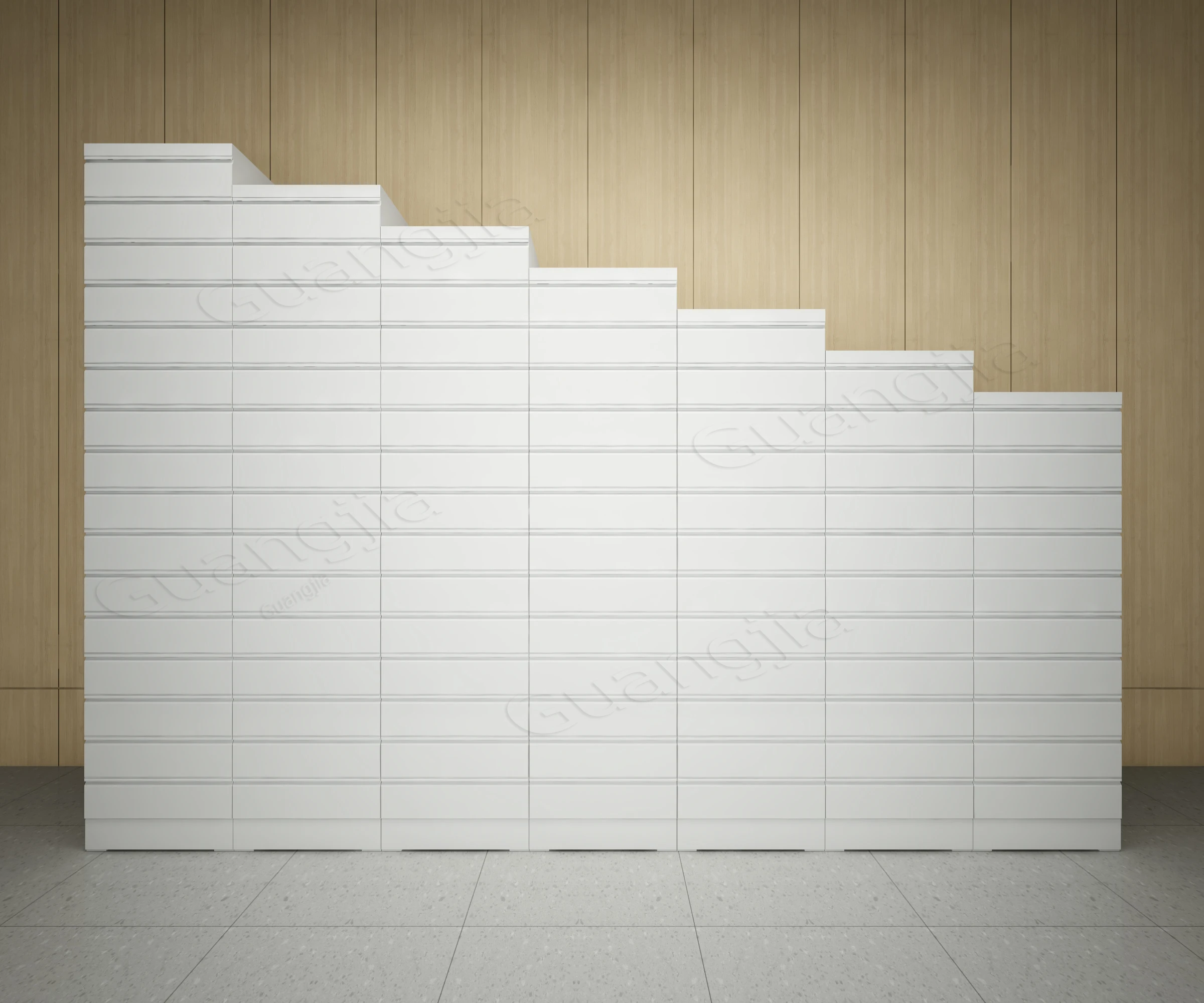 Latest Version Drawer Pharmacy Shelf Steel Display Storage Stand