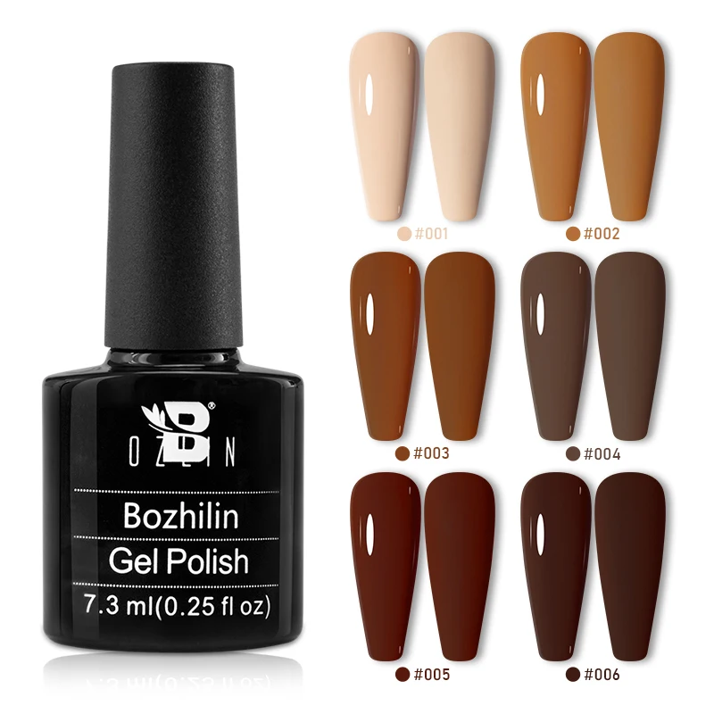 

Wholesale Chocolate Brown Gelpolish Soak Off Verniz Gel Polish Nails Art Premium Gel Nail Polish