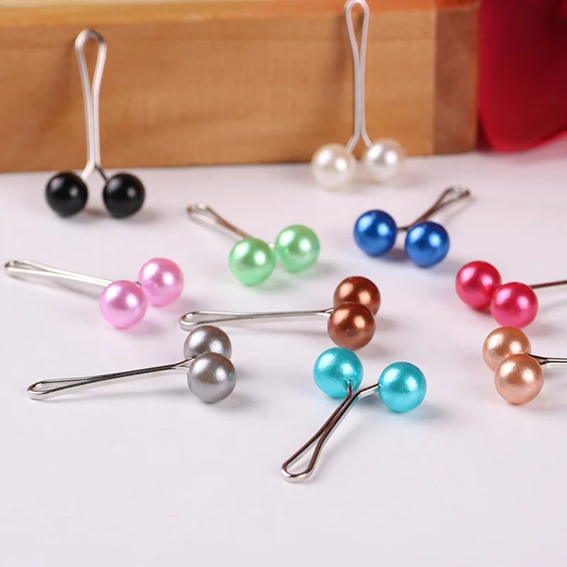 

Hot Sale Muslim Hijab Pearl Type Pins Dress Decoration Brooches Hijab Pins For Women Mix Color Buckles, Picture