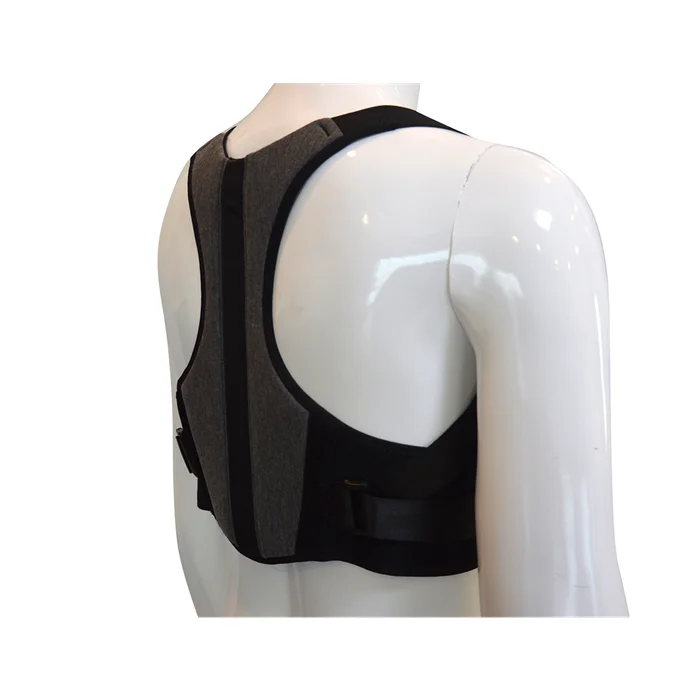 

Hot Selling Improved Adjustable Back Brace Lumbar Support Shoulder Belt Posture Support, Black or customized