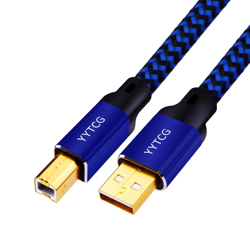 

YYTCG Hifi USB Cable High Quality Type A to Type B Hifi Data Cable For DAC