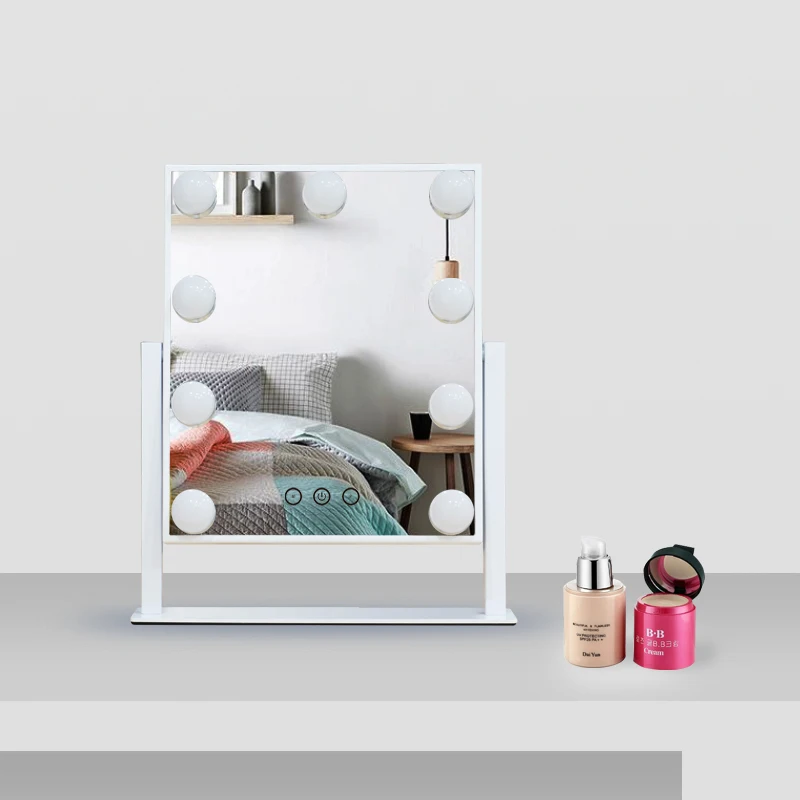 

Factory wholesale 360 degree rotation vanity LED mirror, Oem