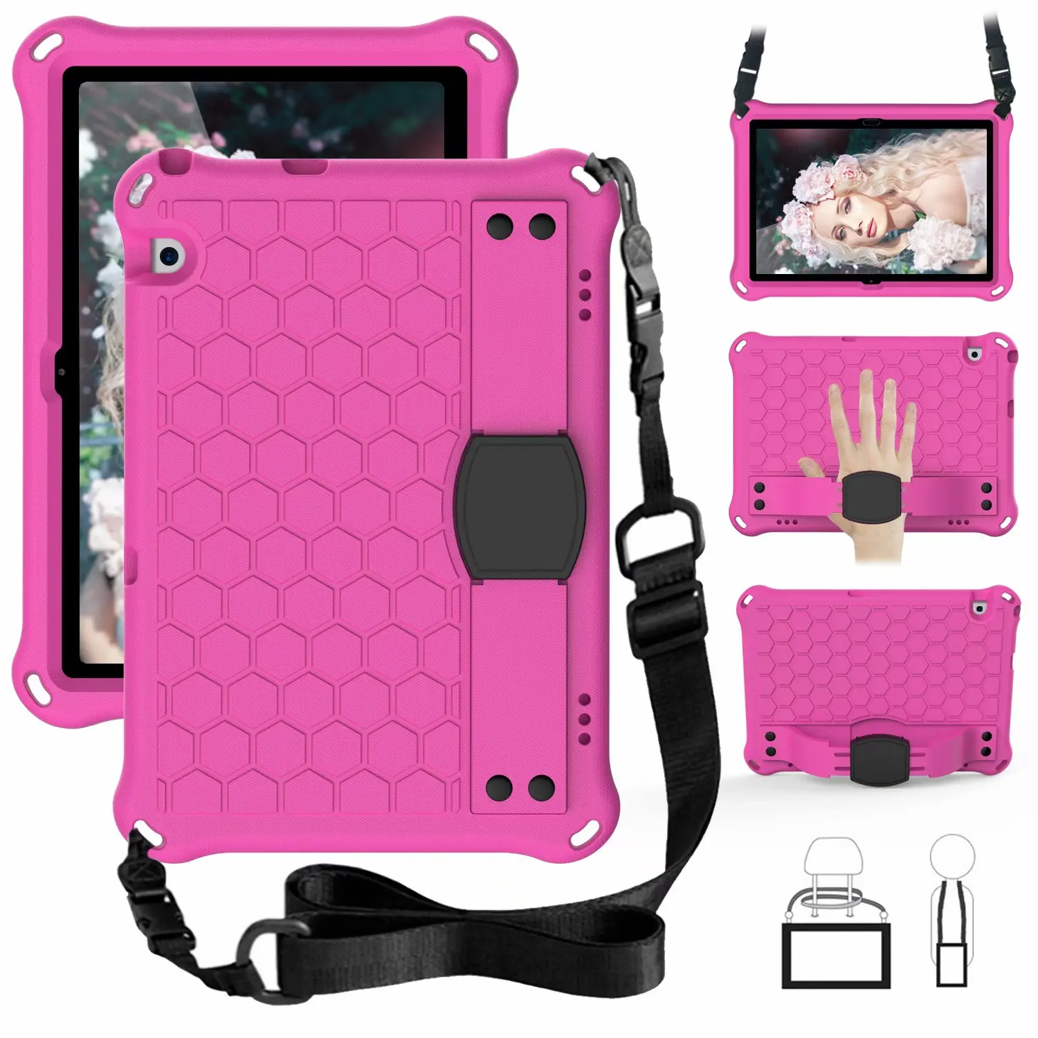 

for Huawei mediapad T5-10.1 tablet case EVA CASE Durable children friendly protection case, 10colors