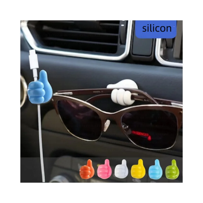 

Multifunctional Cable Adhesive Hook Auto Organizer Car Sunglasses Holder Car Storage Organizer Gadget