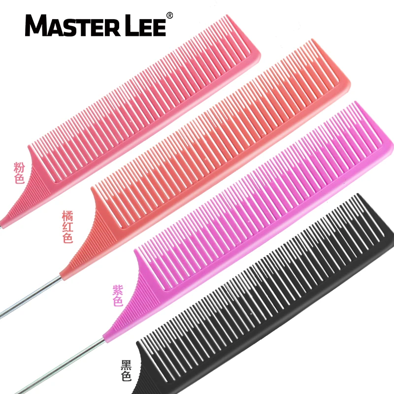 

Masterlee Manufacturer Direct Sale Rat Tail Comb Pointed Tail Comb Edge Brush Hair Brush