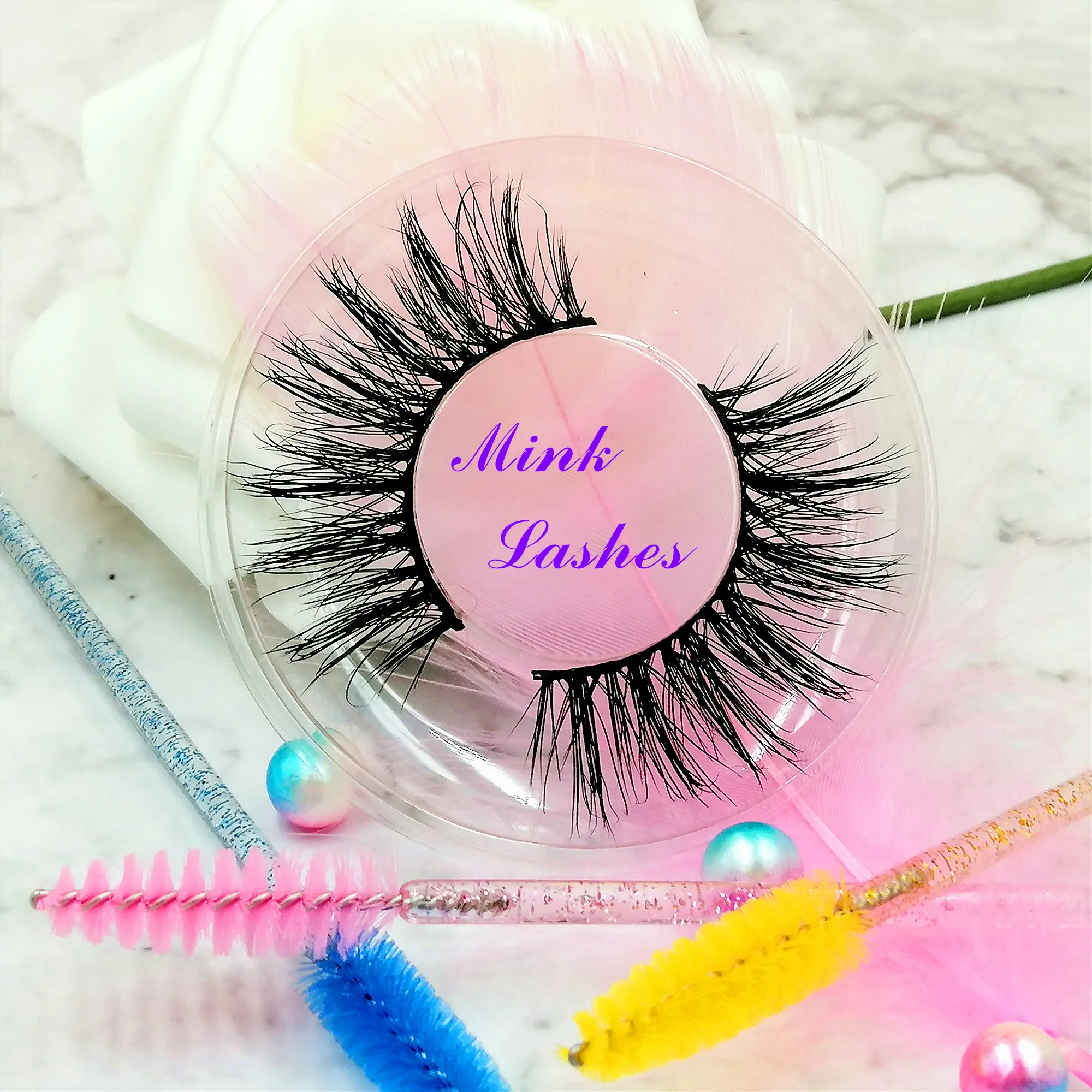 Colorful Eyelash Brushes Disposable Lashes Brush For Eyelashes Combing