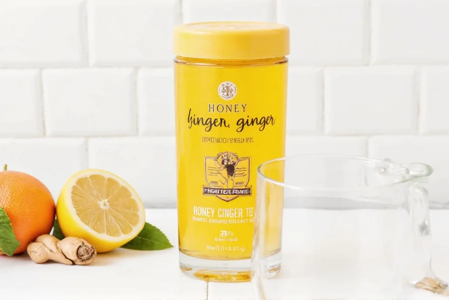 vonbee honey citron ginger tea