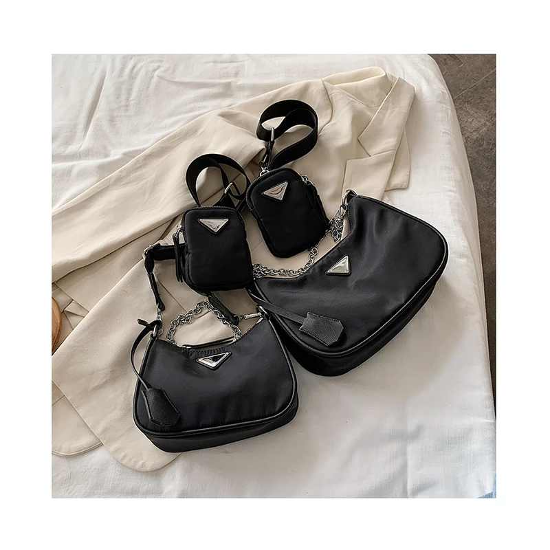 

2020 New Black Shoulder Bag Luxury Brand Bag Female Crossbody Bags