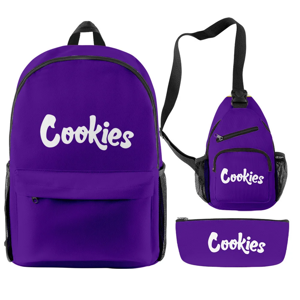 

Cookies student backpack travel fashion style customization smell proof cookies backpack set, Customized color