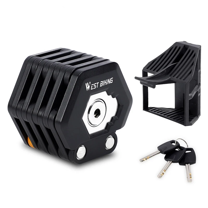 

Wholesale Universal Foldable Multi-Purpose Bike Chain Locks Motorcycle Safety Lock, Black