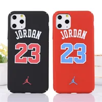 

Slim NBA Matte Case For iPhone 11 pro max Hard Plastic Back Cover Jordan Case
