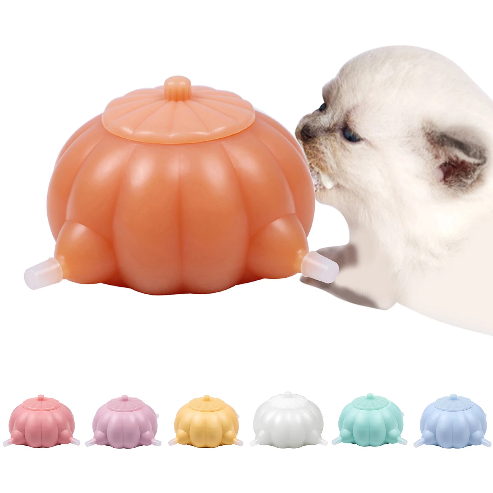 

Food silicone cat puppies nursemaid Pet baby nipple spot milk bottles bowl