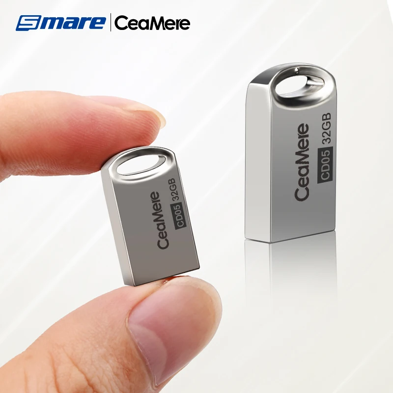 

Ceamere CM-CD05 Original Metal USB 2.0 32GB Drives Memory Stick 64GB 128GB 16GB Mini Metal 32GB Pendrive USB Flash Drive