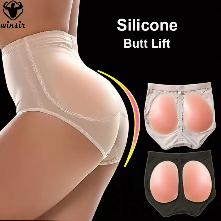 

seamless Silicone fake Butt Lift Pads booty lifter Buttock Enhancer Underwear Padded Panties for Women