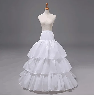 
long White under skirt Net Crinnolines Petticoat for flower girl dresses and wedding dresses 