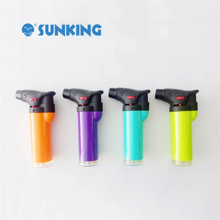 Wholesale Latest Designs Flame Lighter Torch Butane Refillable Jet