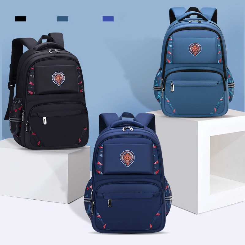 

Popular Korean edition large capacity polyester school bag backpack rucksack bag, Customized color