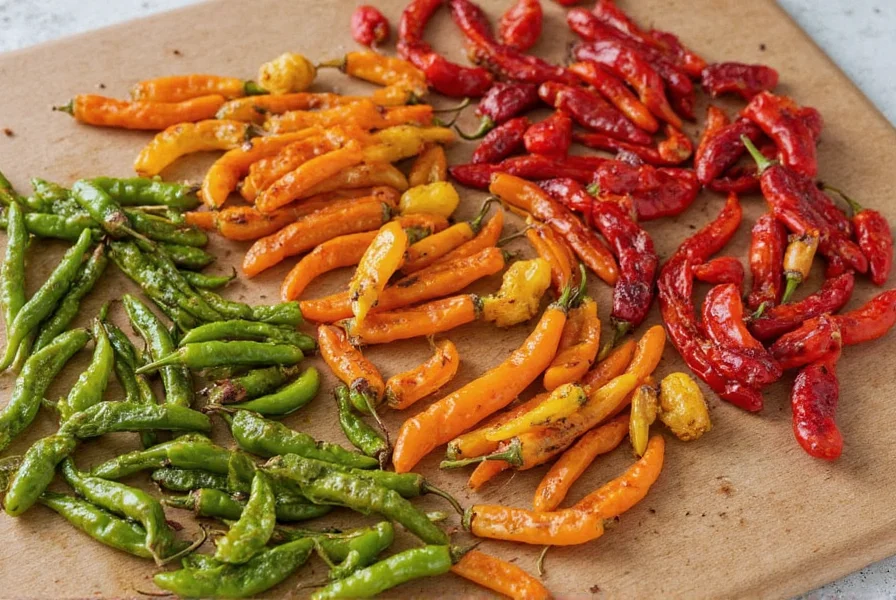 Storing dried peppers in glass jars