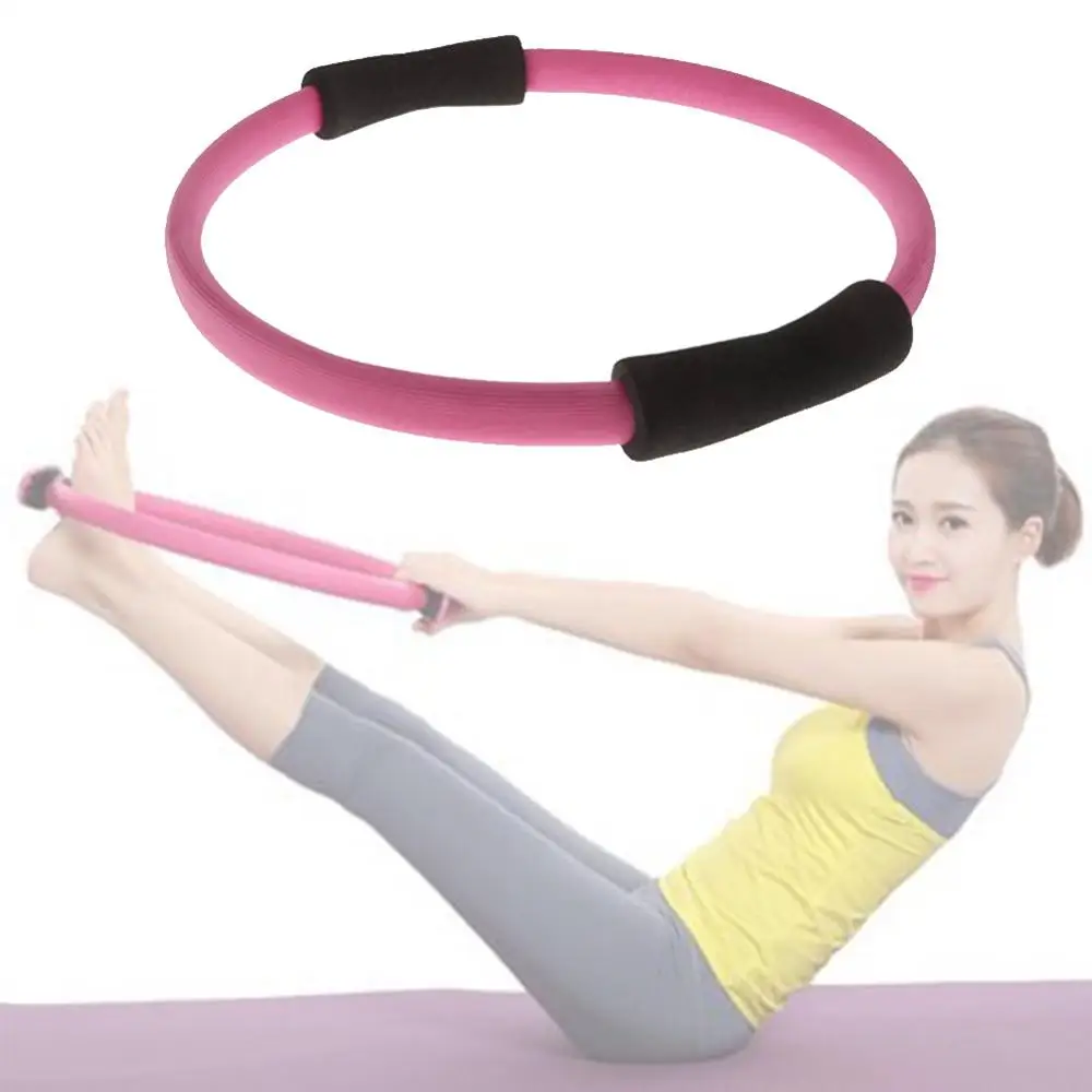 

Sport Resistance Circle Body Multifunction Magic Exercise Shaping Muscle Yoga Fitness Tools Pilates Ring Slimming Dual Grip Home