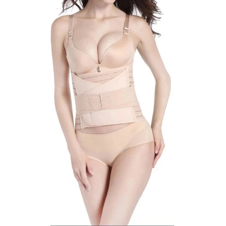 

Wholesale Adjustable 3 in 1 Postpartum Recovery Waist Trainer Belly Slimming Belt