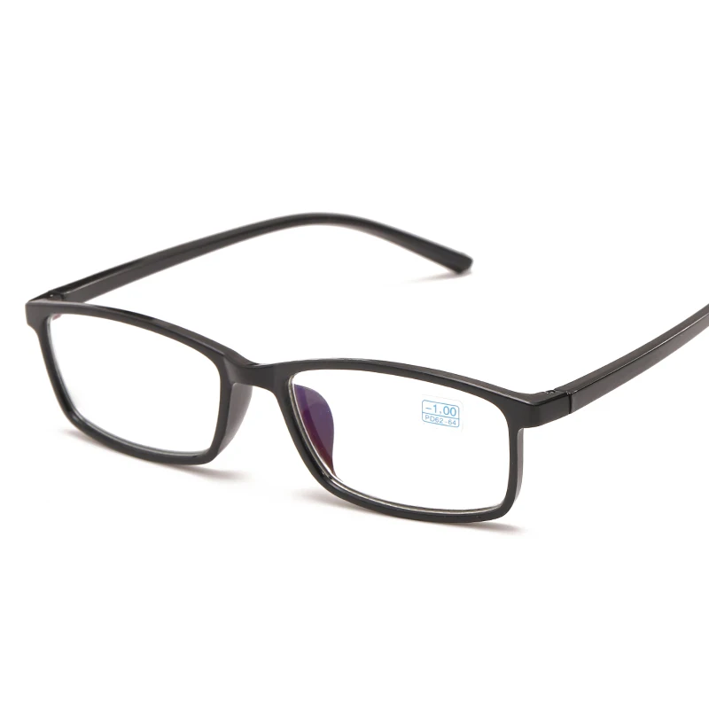 

8018 Cheap Anti Blue Light Wholesale Bulk Sale Plastic Frame Unisex Magnetic TR90 Men Women Myopic Glasses Nearsighted Glasses