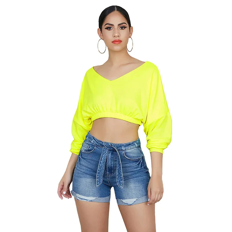 

NEW hot style crumpled edge high stretch women's denim casual shorts jeans, As picture shows