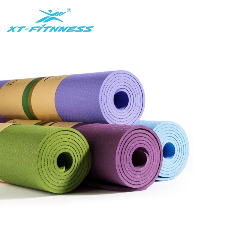 

Professional manufacturer black 6mm tpe mat eco friendly non slip mat de yoga