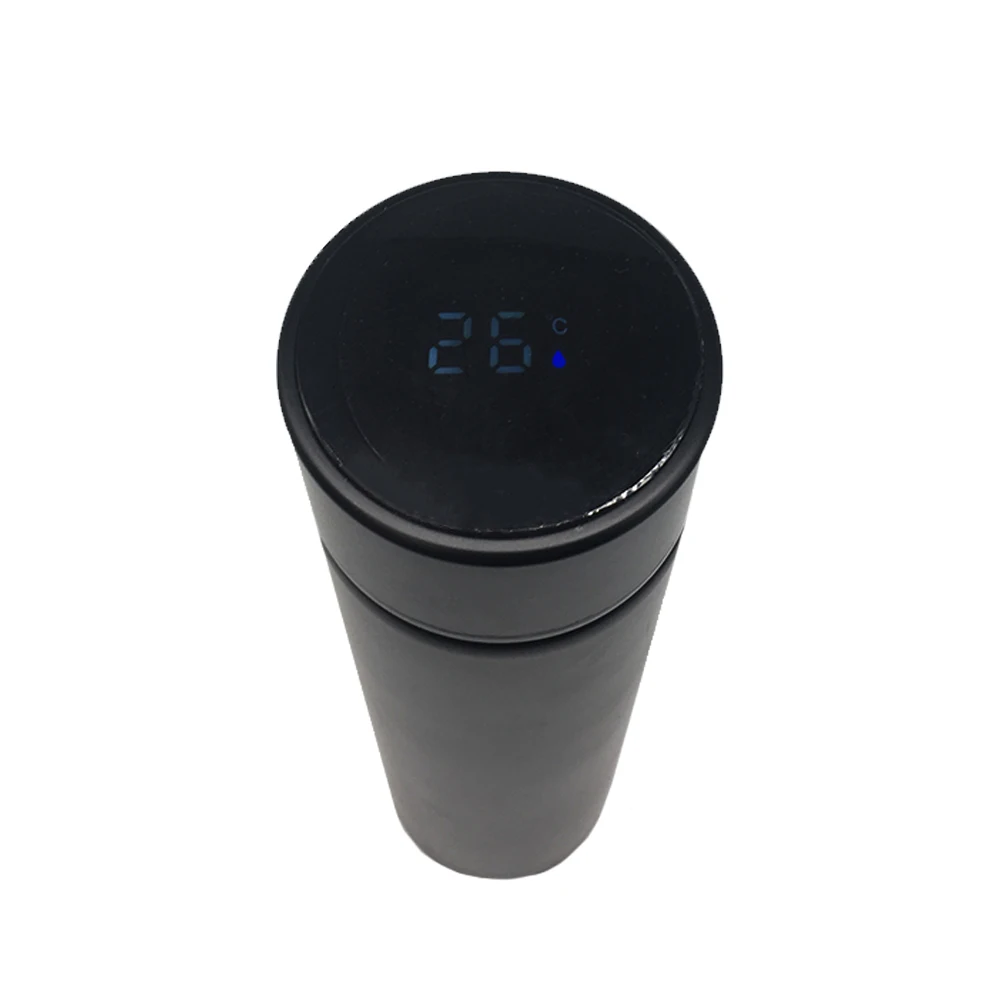 

Leak Proof Stainless Steel Coffee Thermos Travel Mug 17Oz Intelligent Temperature Display Led Water Bottle