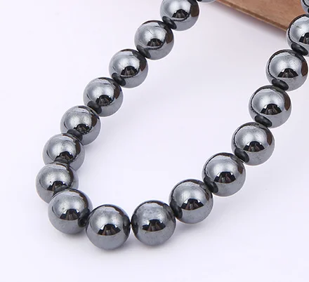 Natural AA Hematite bracelet Loose Gemstone Beads for Jewelry Making Bracelets Necklaces Earrings 16" in Strand Wholesale