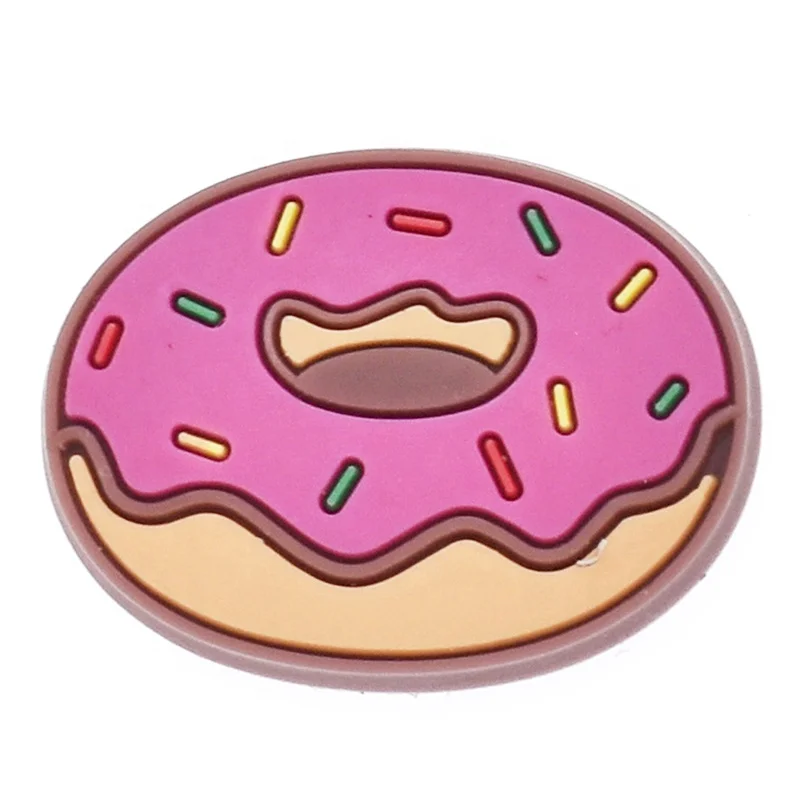 

2020 New Trend Food Cake Donuts Ice cream Design Charms fit for Kids Clog Shoe Accessories, Customized