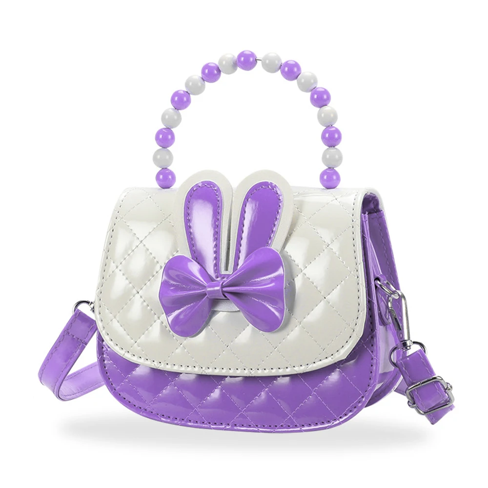 

2021 Hot Sale Girl Bowknot Crossbody Bag Princess Shoulder Bag Children Handbags, 6colors