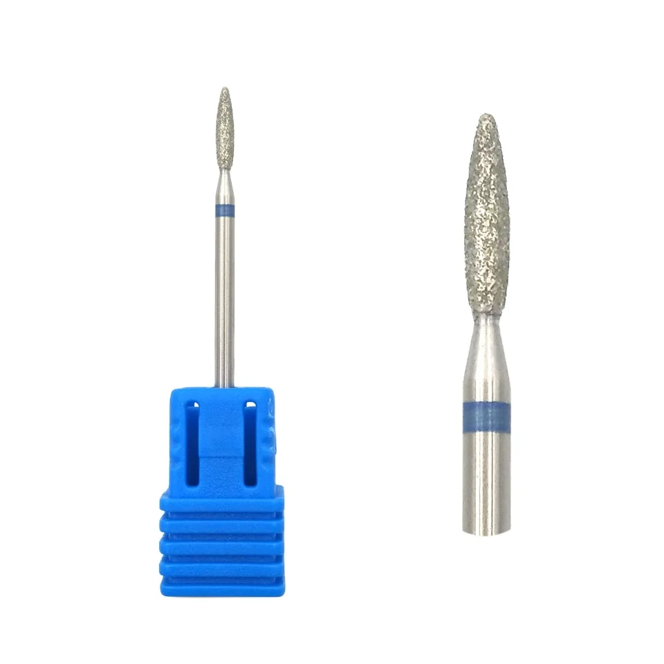 

HYTOOS Cone Diamond Nail Drill Bit 3/32" Rotary Burr Manicure Cutters Pedicure Tools Electric Drill Accessories Nail Mill