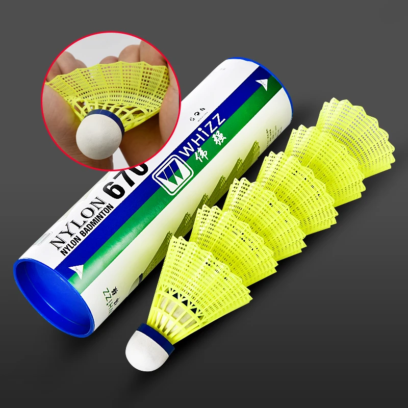 

badminton nylon shuttlecock nylon shuttlecock 6 12pcs barrel badminton