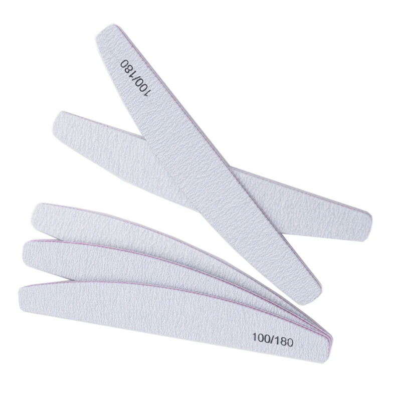 

Nail Files Sanding Blocks 100/180 Grits Trimmer Lime Buffer In The Nail Art Sandpaper File Washable Manicure Care Tool, As the picture