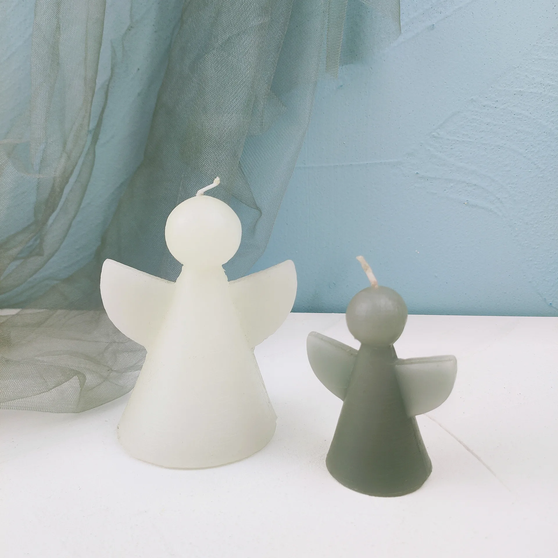 

LOVE'N LV611B DIY handmade INS wind simple Angel candle molds and Angel pillar candle mould plastic