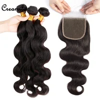 

Virgin Cuticle Aligned Hair Bundles With Lace Frontal Closure,Brazilian Unprocessed Human Hair Extension Vendors
