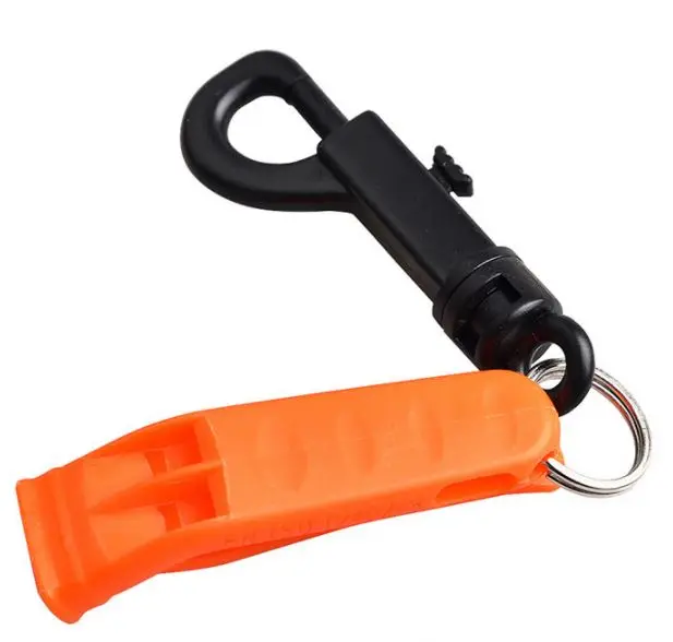 

Dual Frequency Emergency Survival Whistle DRhc Outdoor camping dual frequency whistle with buckle